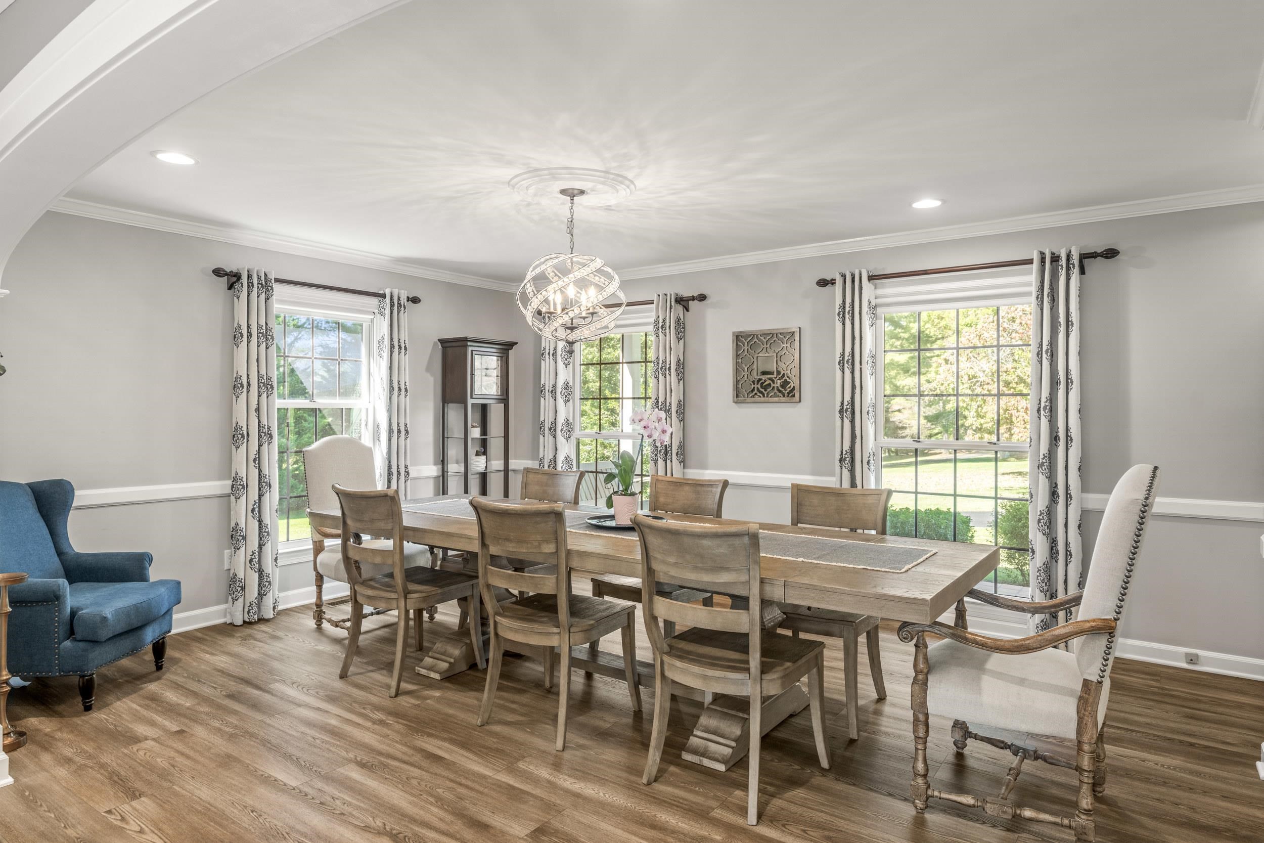 1109 Ross Road Lexington, VA 24450 - Photo 12 of 71 a view of a dining room with furniture window and outside view