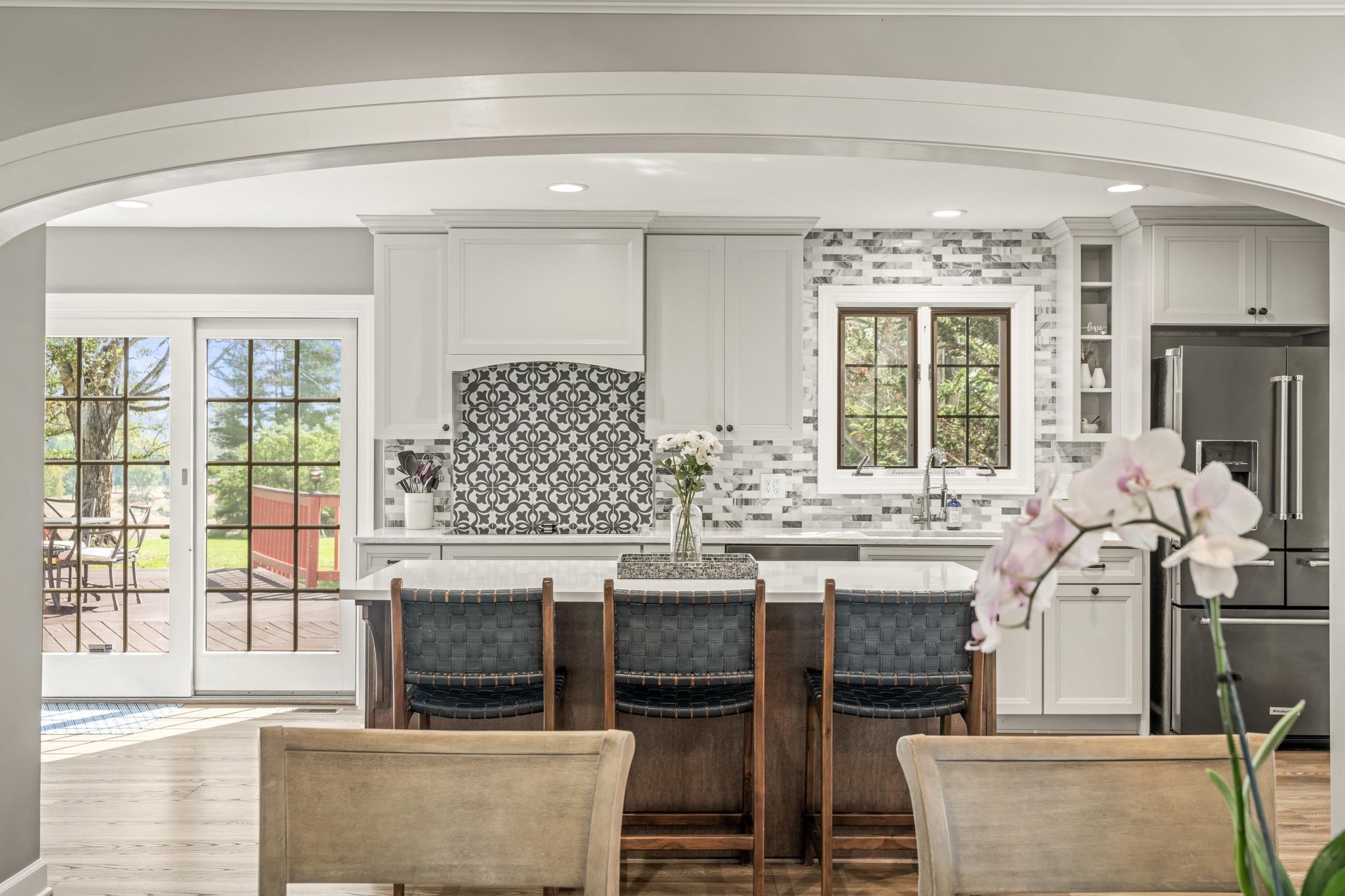 1109 Ross Road Lexington, VA 24450 - Photo 17 of 71 a kitchen with stainless steel appliances granite countertop a stove and a refrigerator