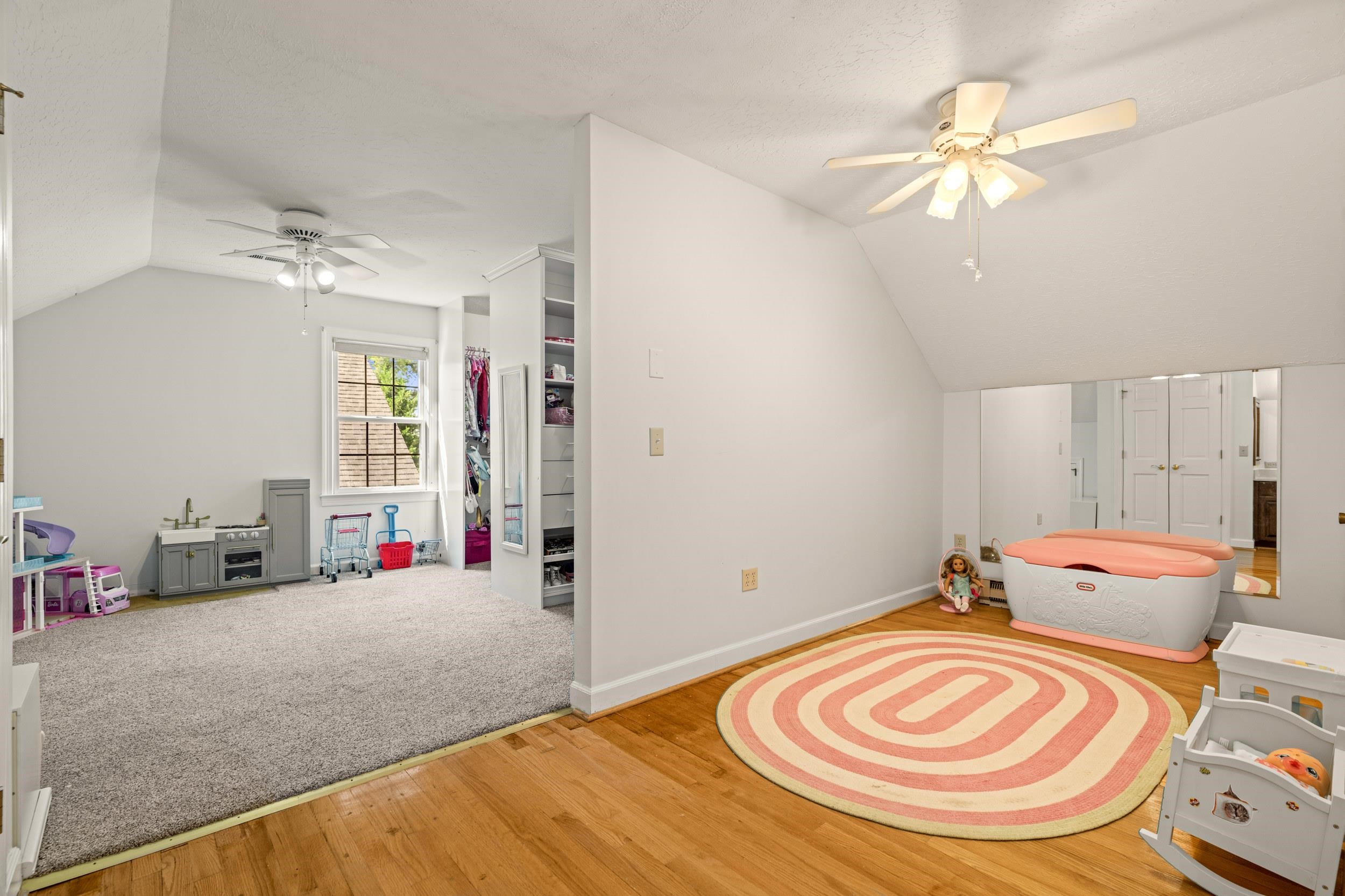 1109 Ross Road Lexington, VA 24450 - Photo 38 of 71 a view of a room with wooden floor and fan