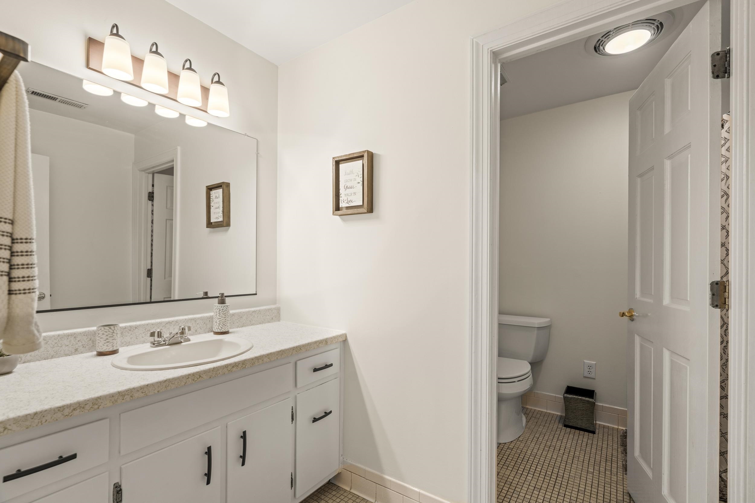 1109 Ross Road Lexington, VA 24450 - Photo 43 of 71 a bathroom with a sink a toilet and a mirror