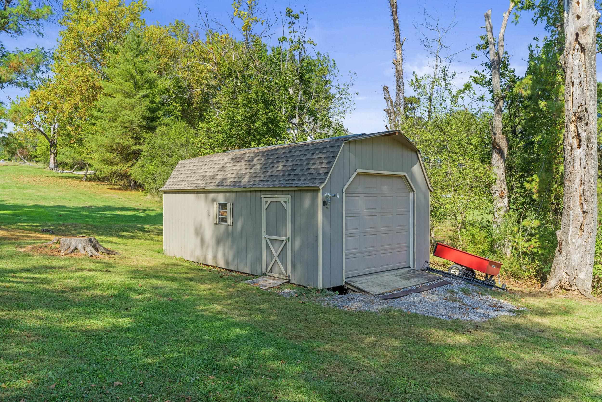 1109 Ross Road Lexington, VA 24450 - Photo 66 of 71 a backyard of a house with lots of green space and garden