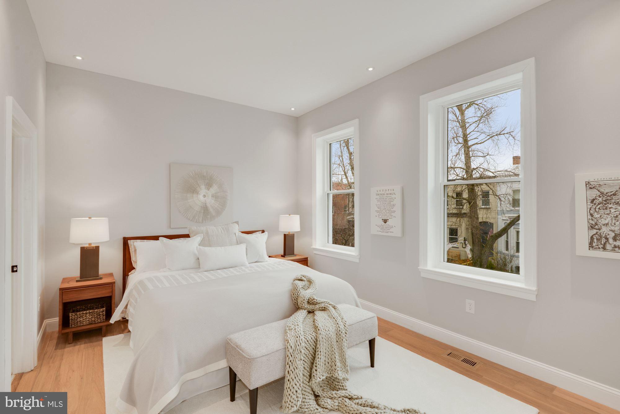 1325 Riggs Street Northwest Washington, DC 20009 - Photo 26 of 51 Large, bright master bedroom