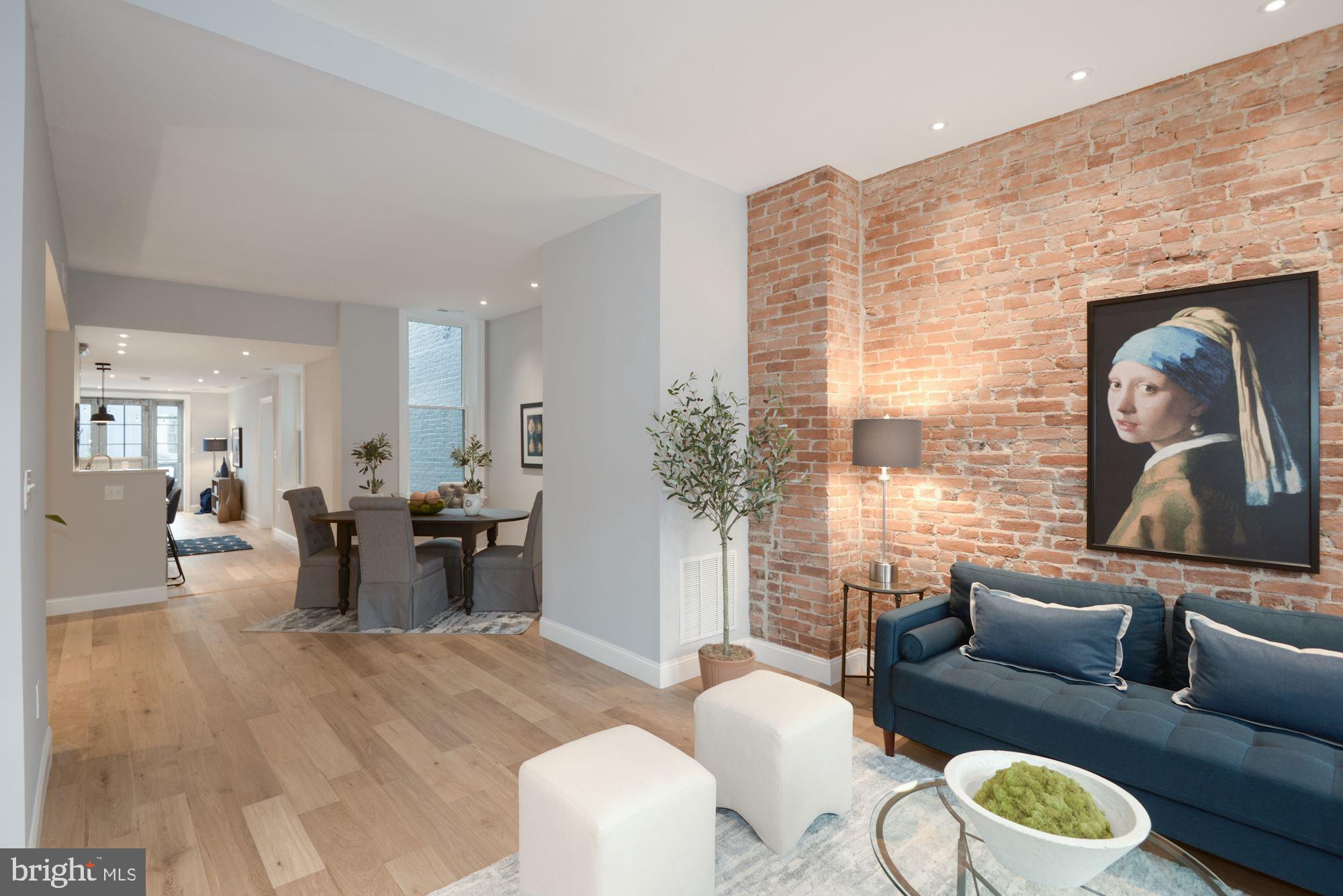 1325 Riggs Street Northwest Washington, DC 20009 - Photo 7 of 51 Living Room to Dining Room