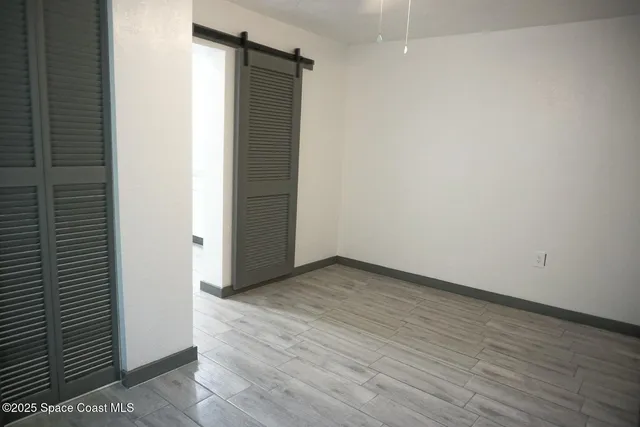 a view of an empty room