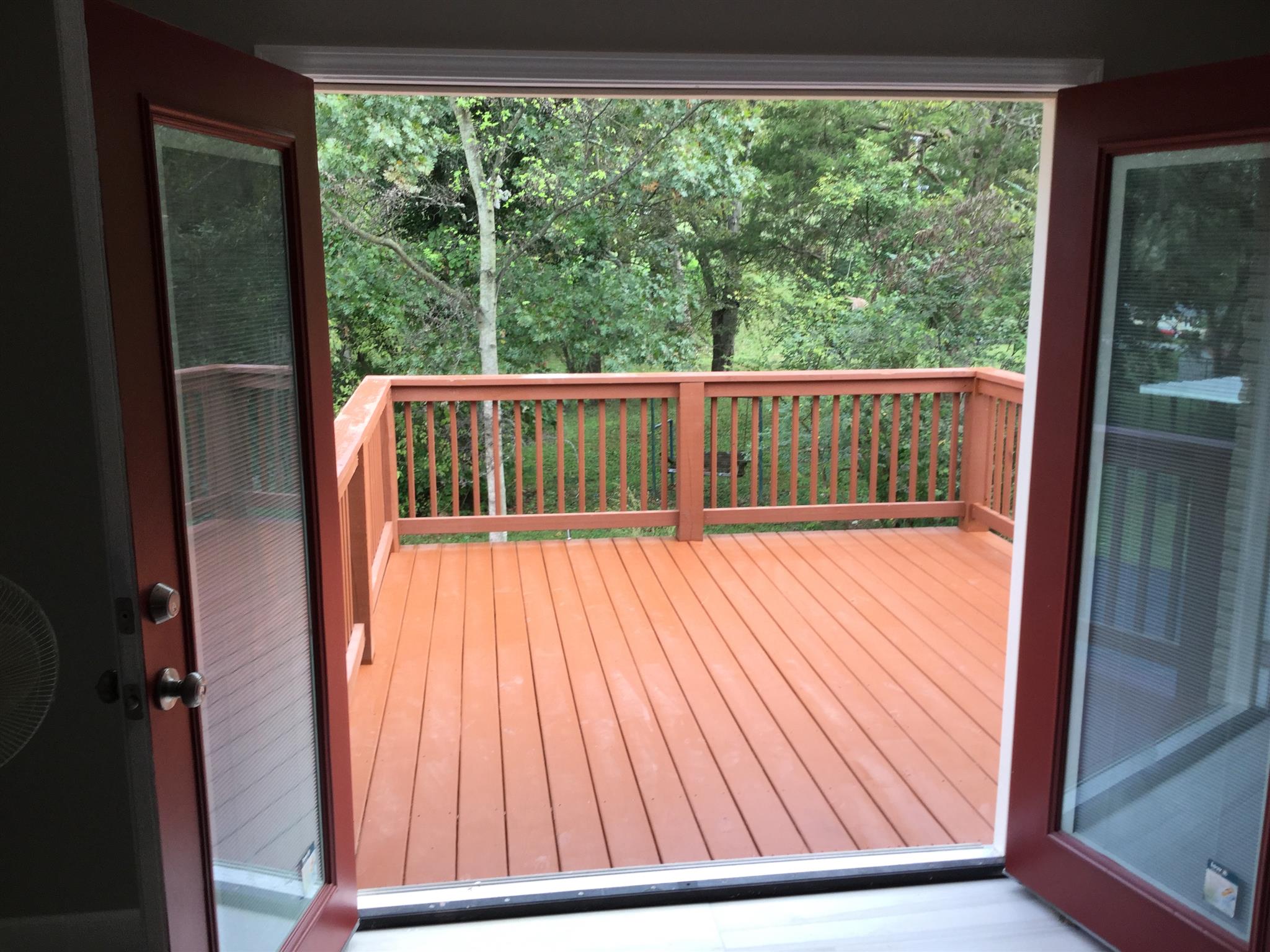 244 Welch Road Nashville, TN 37211 - Photo 4 of 11 a view of the deck from the kitchen