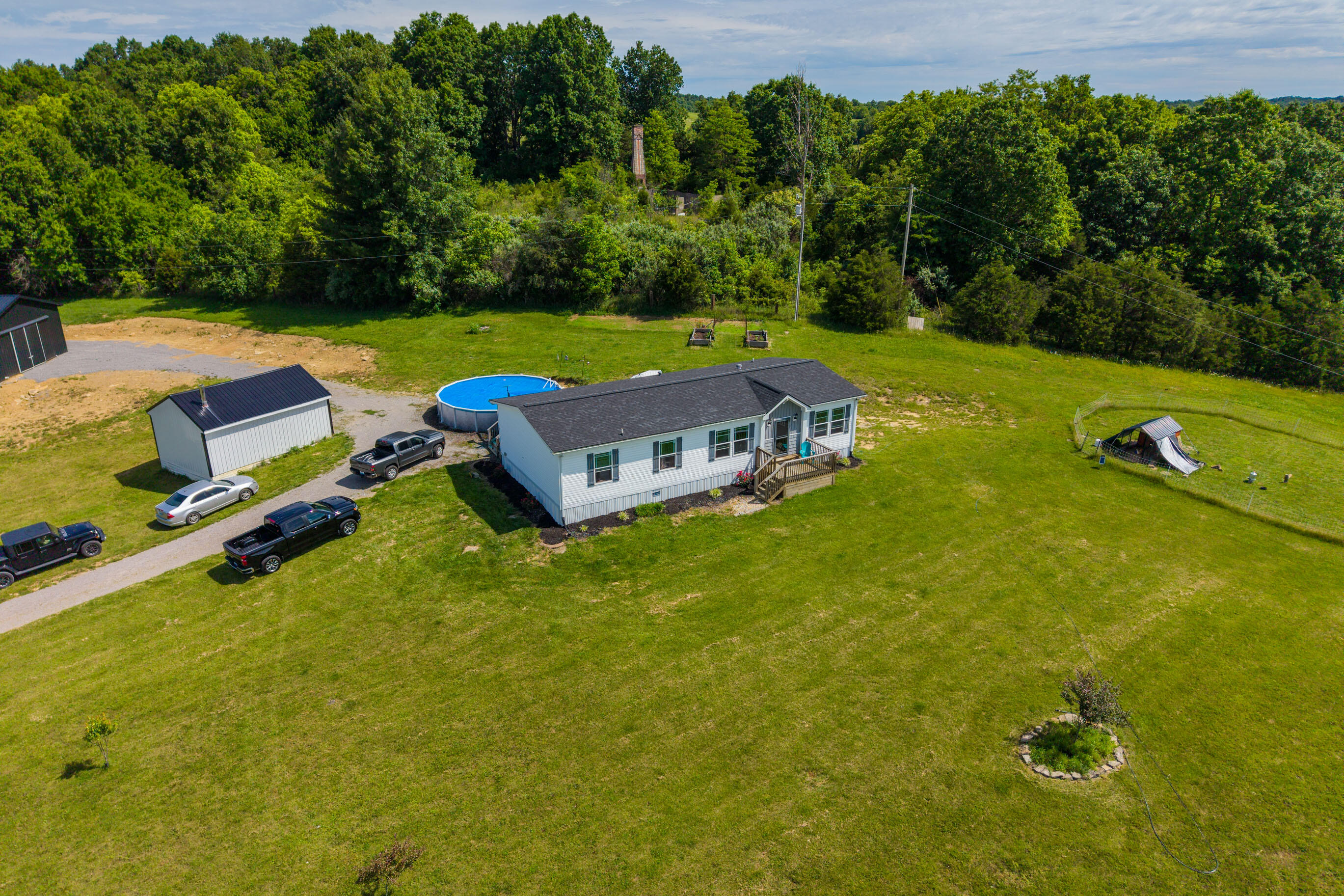 2350 Josephine Road Stamping Ground, KY 40379 - Photo 9 of 44 20260601-2350-Josephine-Rd-drone-fh-004_