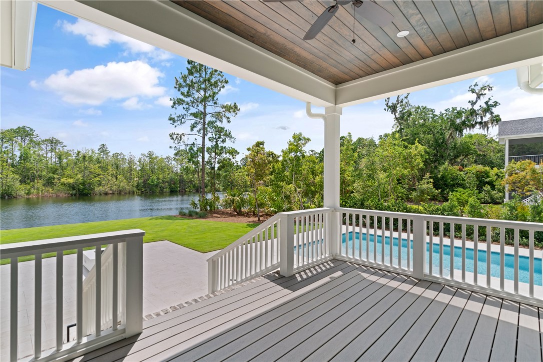 337 Lake Stillwater Drive St. Simons Island, GA 31522 - Photo 30 of 51 covered porch just off master bedroom