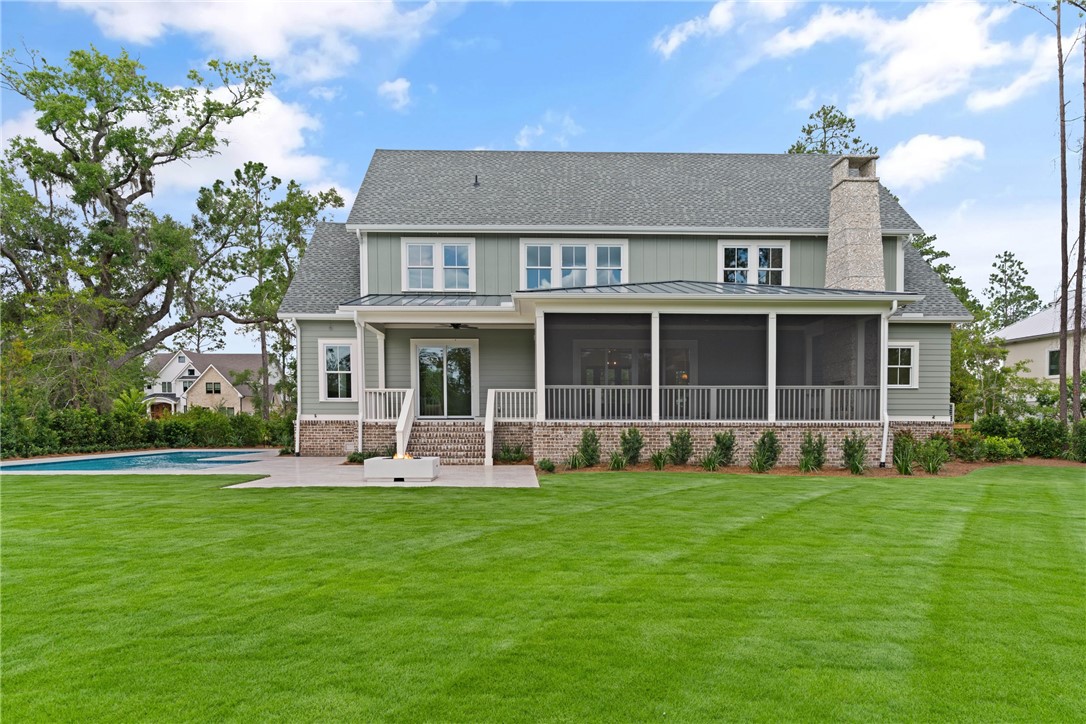 337 Lake Stillwater Drive St. Simons Island, GA 31522 - Photo 45 of 51 view of back of home