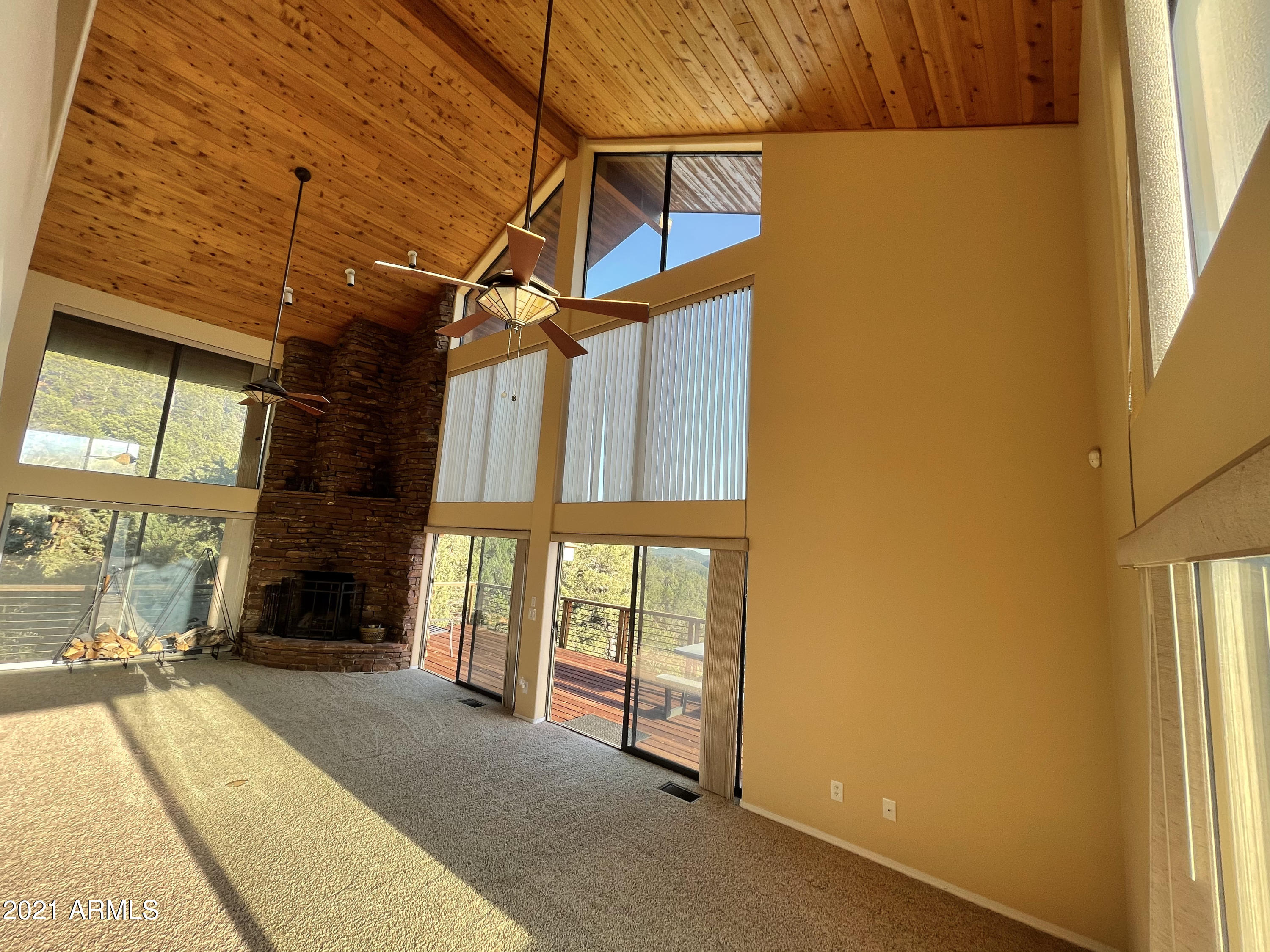 6442 West Ruin Hill Loop Pine, AZ 85544 - Photo 18 of 54 LivingWoodBurningFireplace