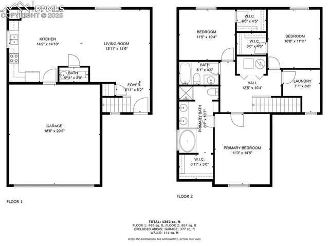 a picture of a wall with a white building