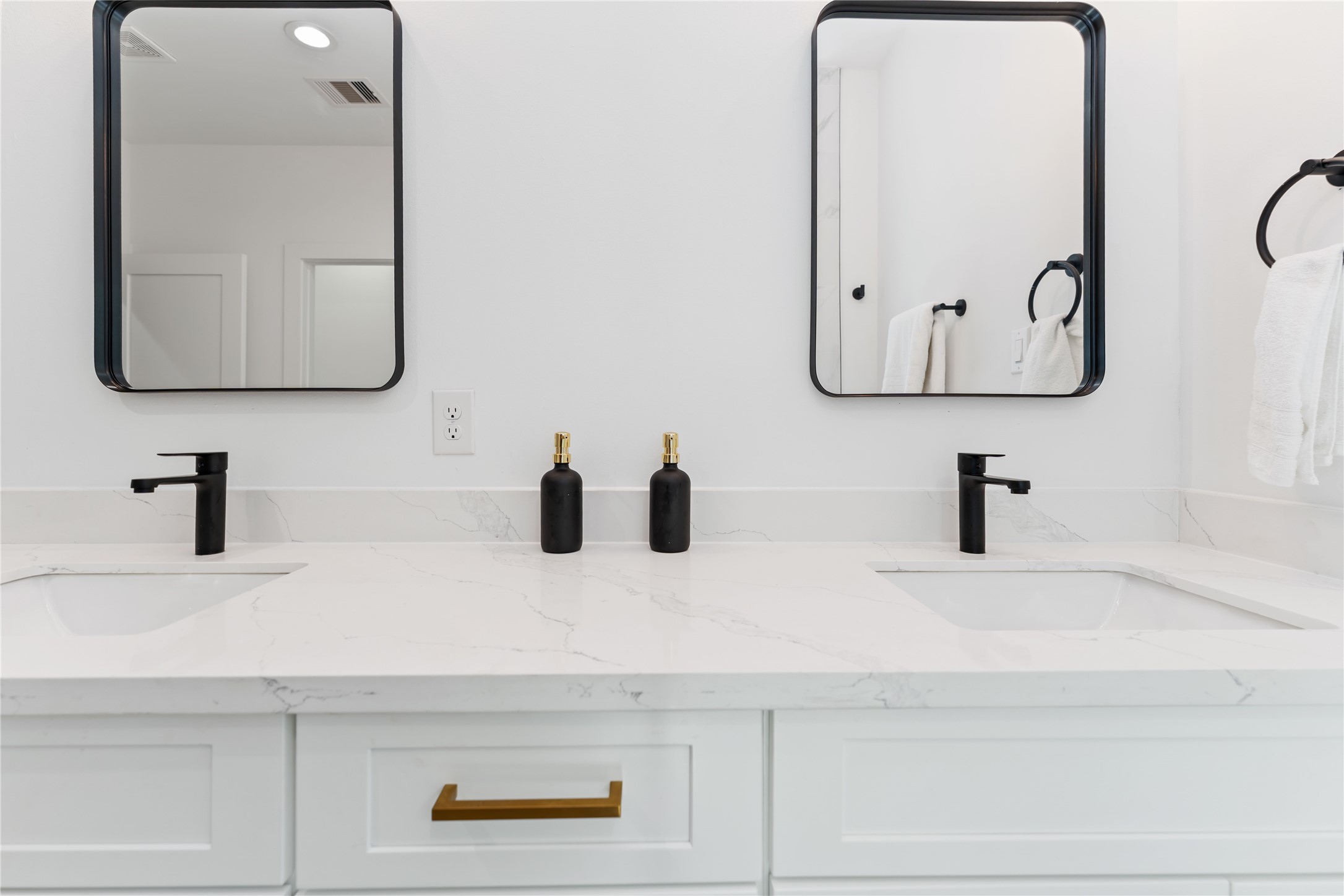 3040 Webster Street Houston, TX 77004 - Photo 9 of 18 a bathroom with a sink and a mirror