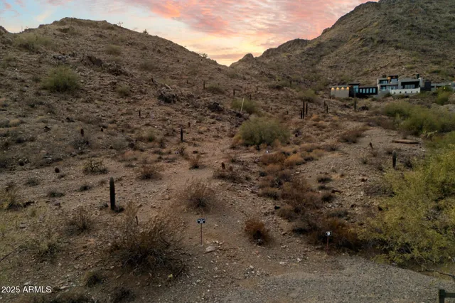 a view of city and mountain