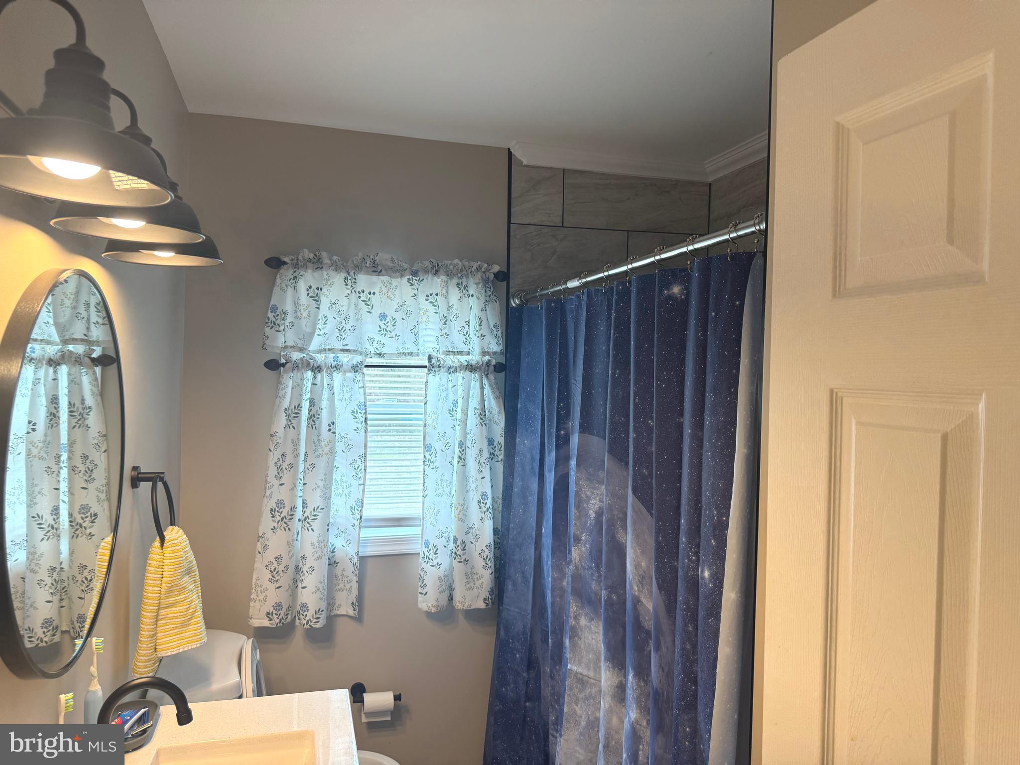 32201 Johnson Road Salisbury, MD 21804 - Photo 29 of 50 a bathroom with a mirror and a shower