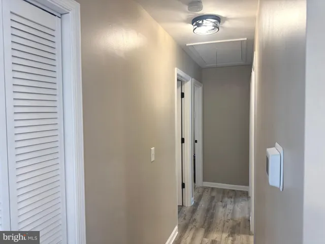 a view of an entryway door