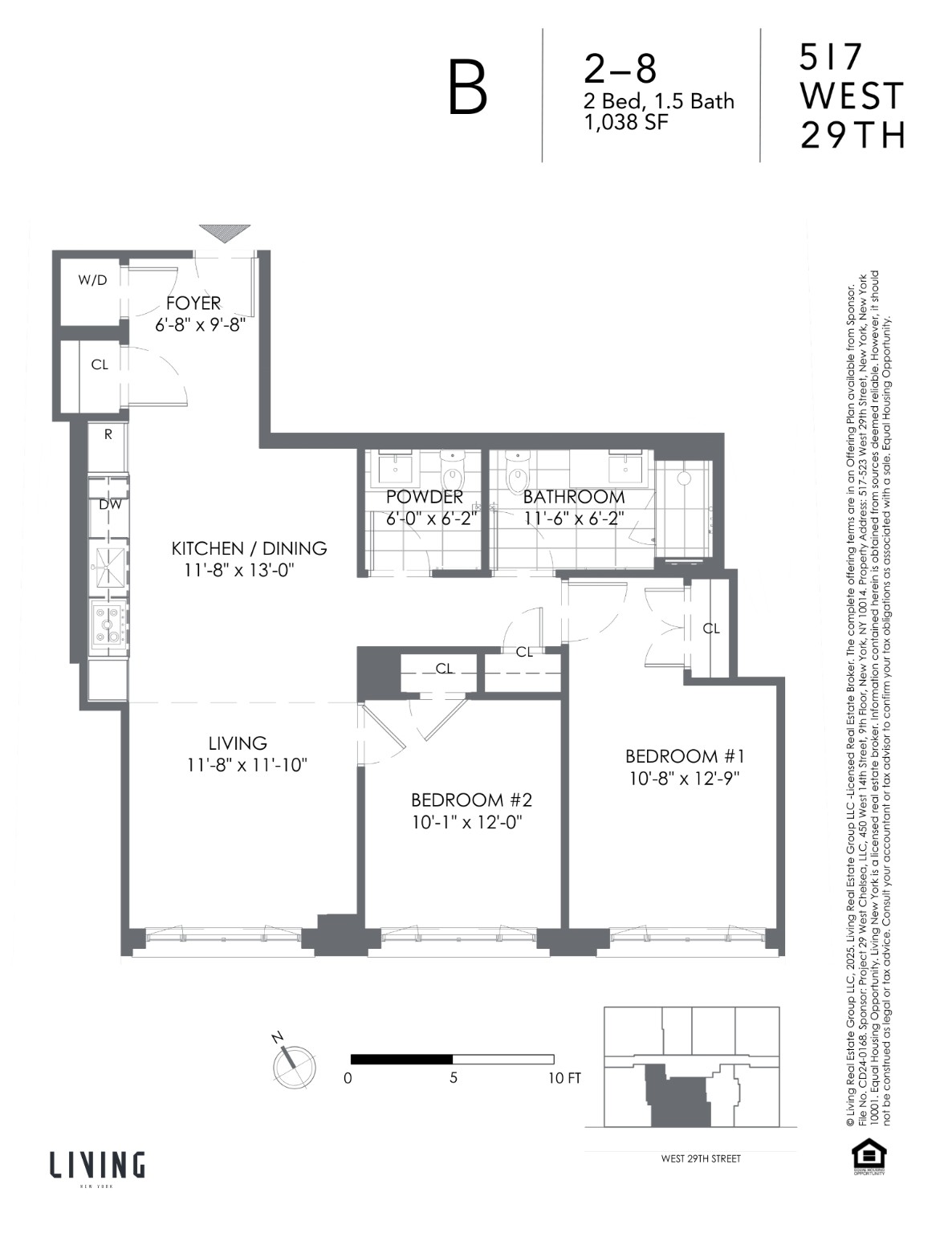 517 West 29th St Unit 2B  