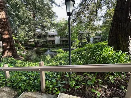 a view of a balcony with outdoor space