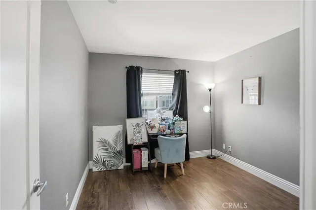 wooden floor in a room