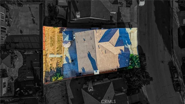 a view of a street with an ocean view