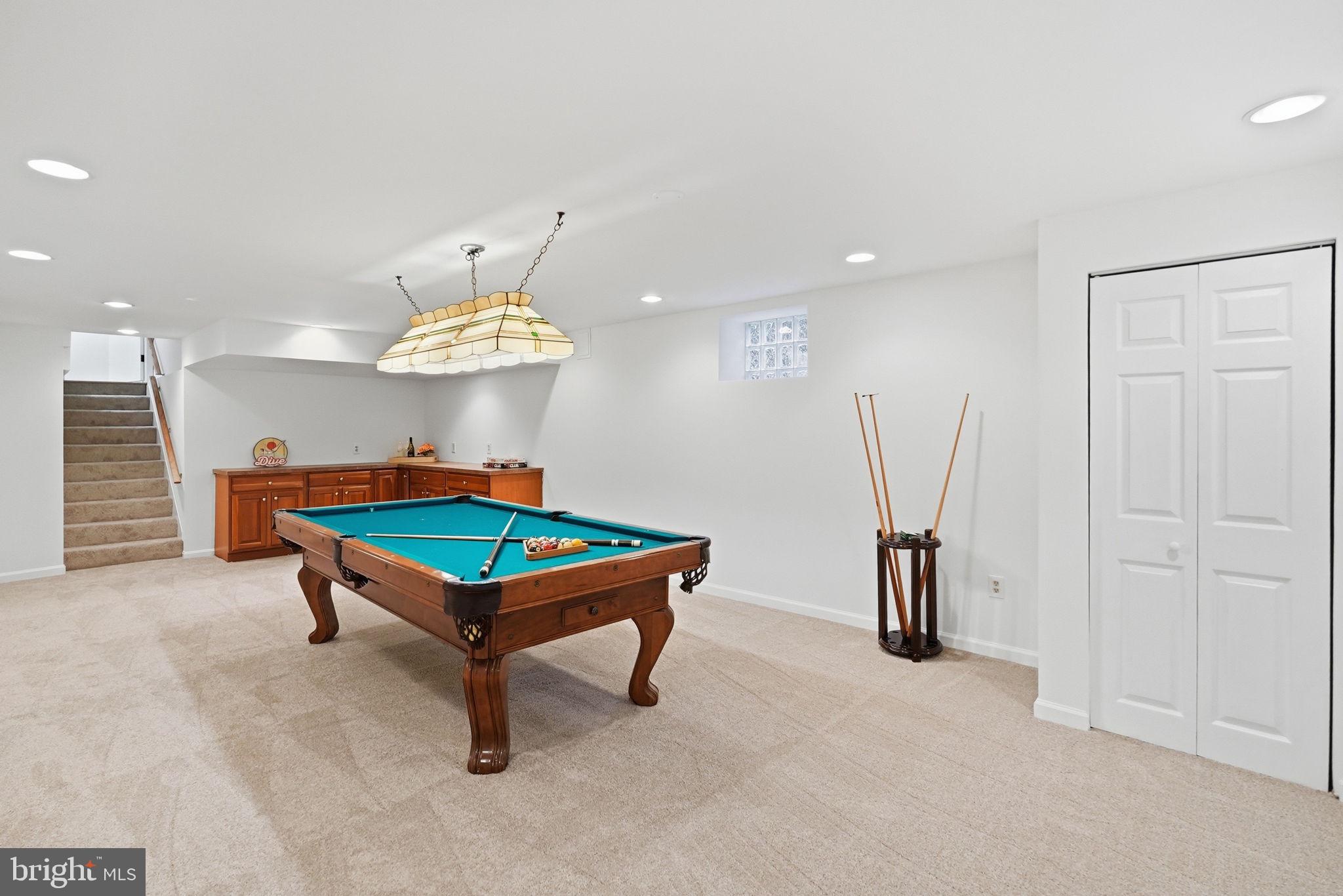 7616 Carteret Road Bethesda, MD 20817 - Photo 24 of 32 Lower Level Recreation Area