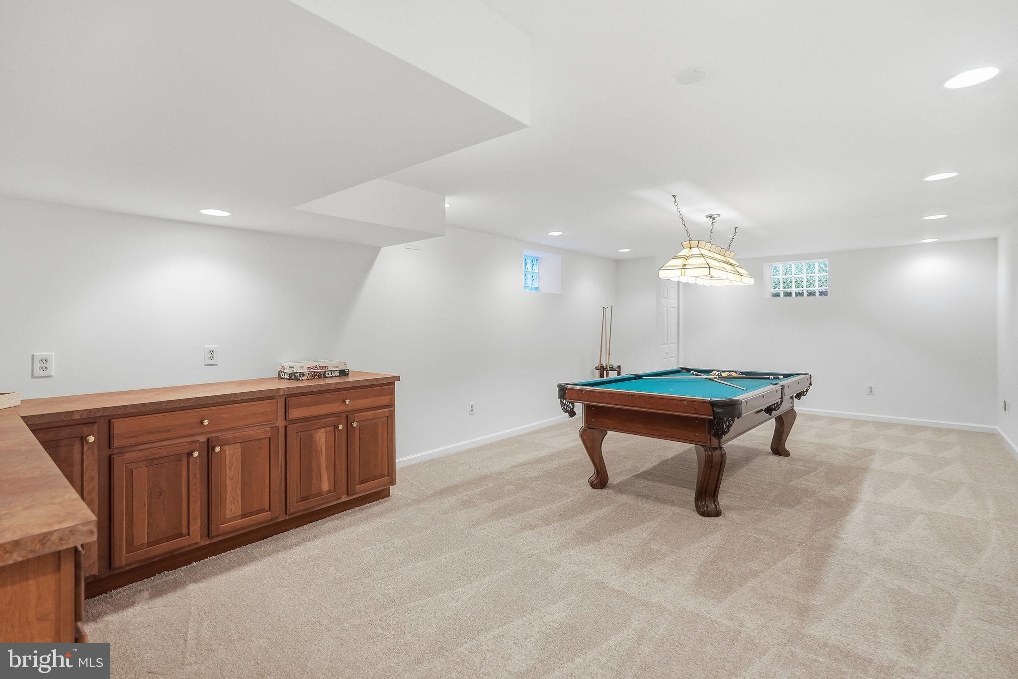 7616 Carteret Road Bethesda, MD 20817 - Photo 25 of 32 Lower Level Recreation Area