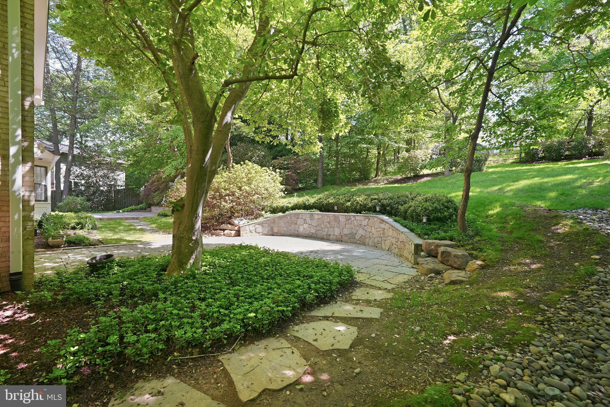 7616 Carteret Road Bethesda, MD 20817 - Photo 29 of 32 Professionally Landscaped, Private Backyard