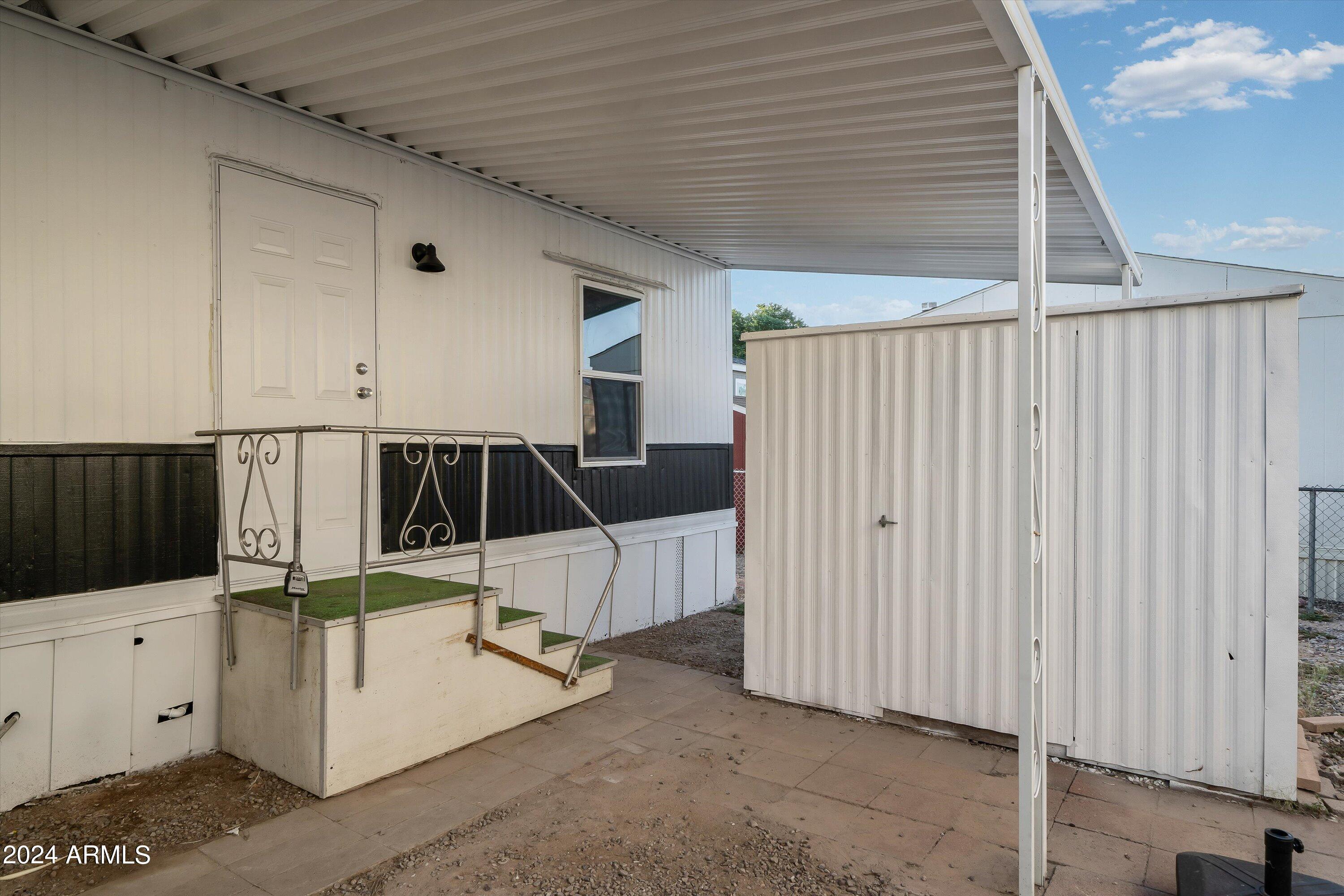 4100 North Romero Road, Unit 165 Tucson, AZ 85705 - Photo 18 of 21 06-Shed