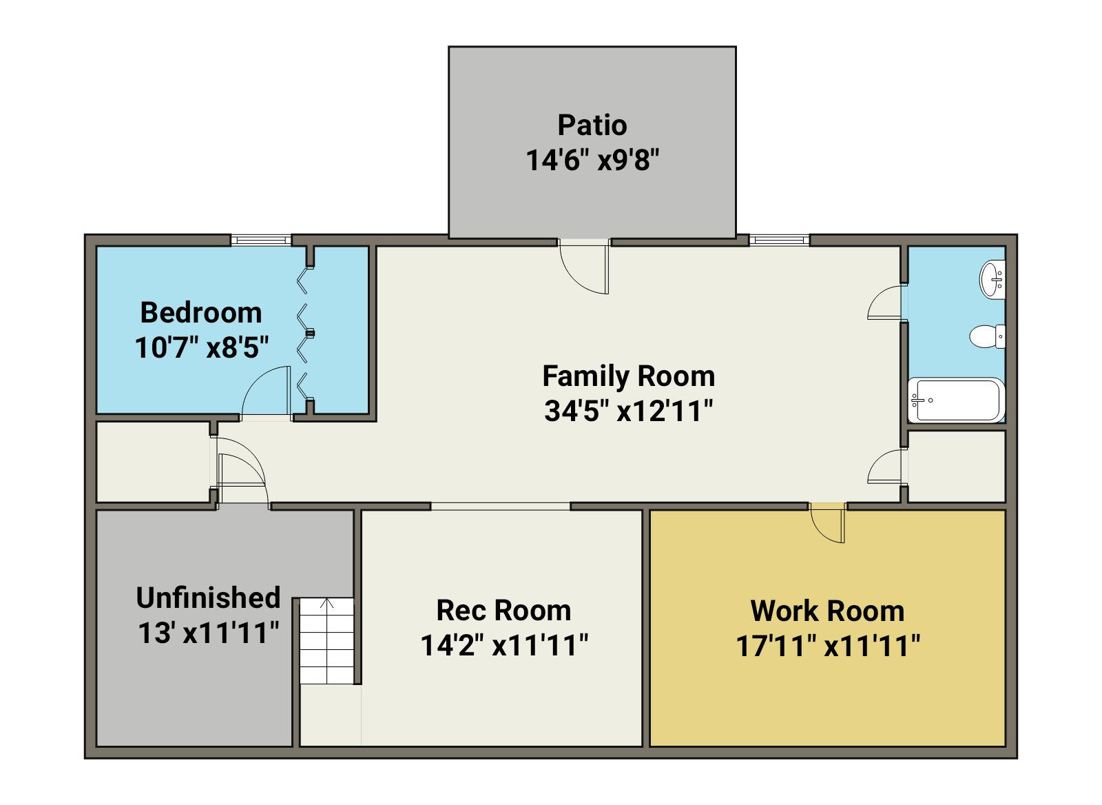 6097 White House Road Moneta, VA 24121 - Photo 35 of 35 Basement