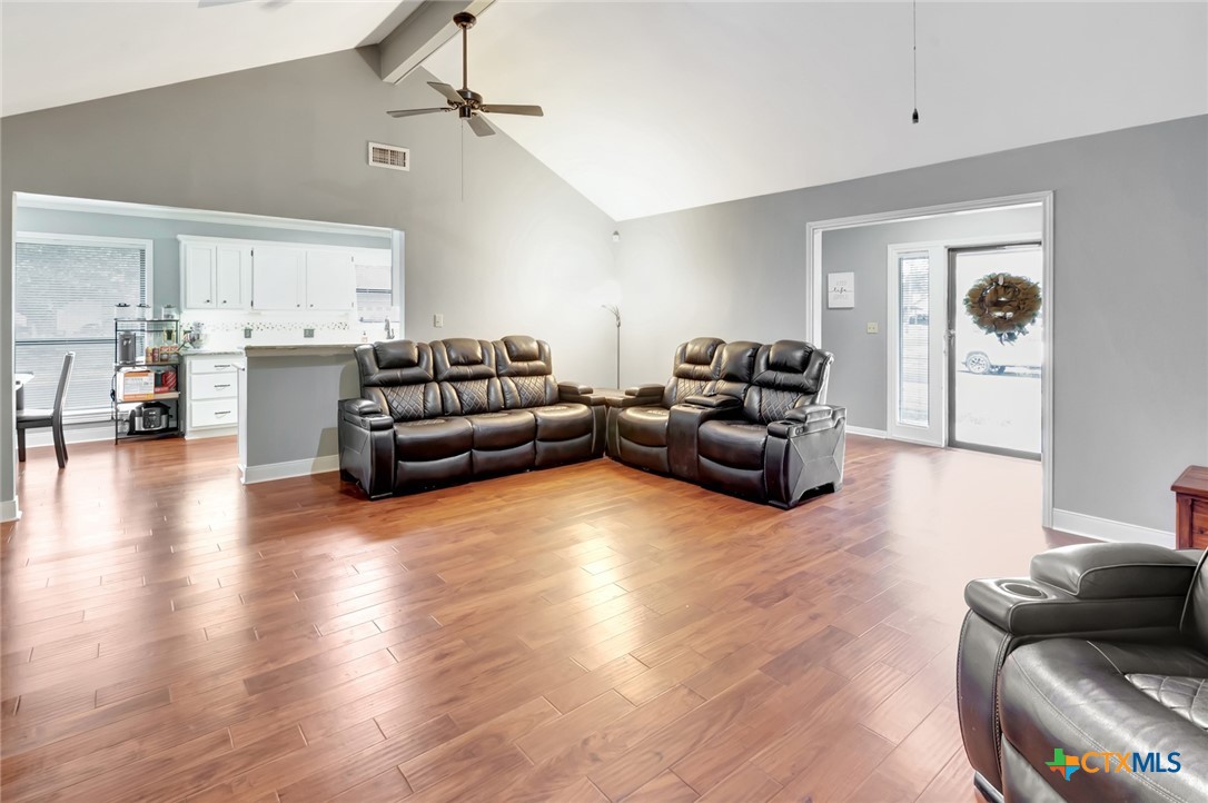101 Kemble Street Victoria, TX 77904 - Photo 14 of 34 a living room with furniture and a wooden floor