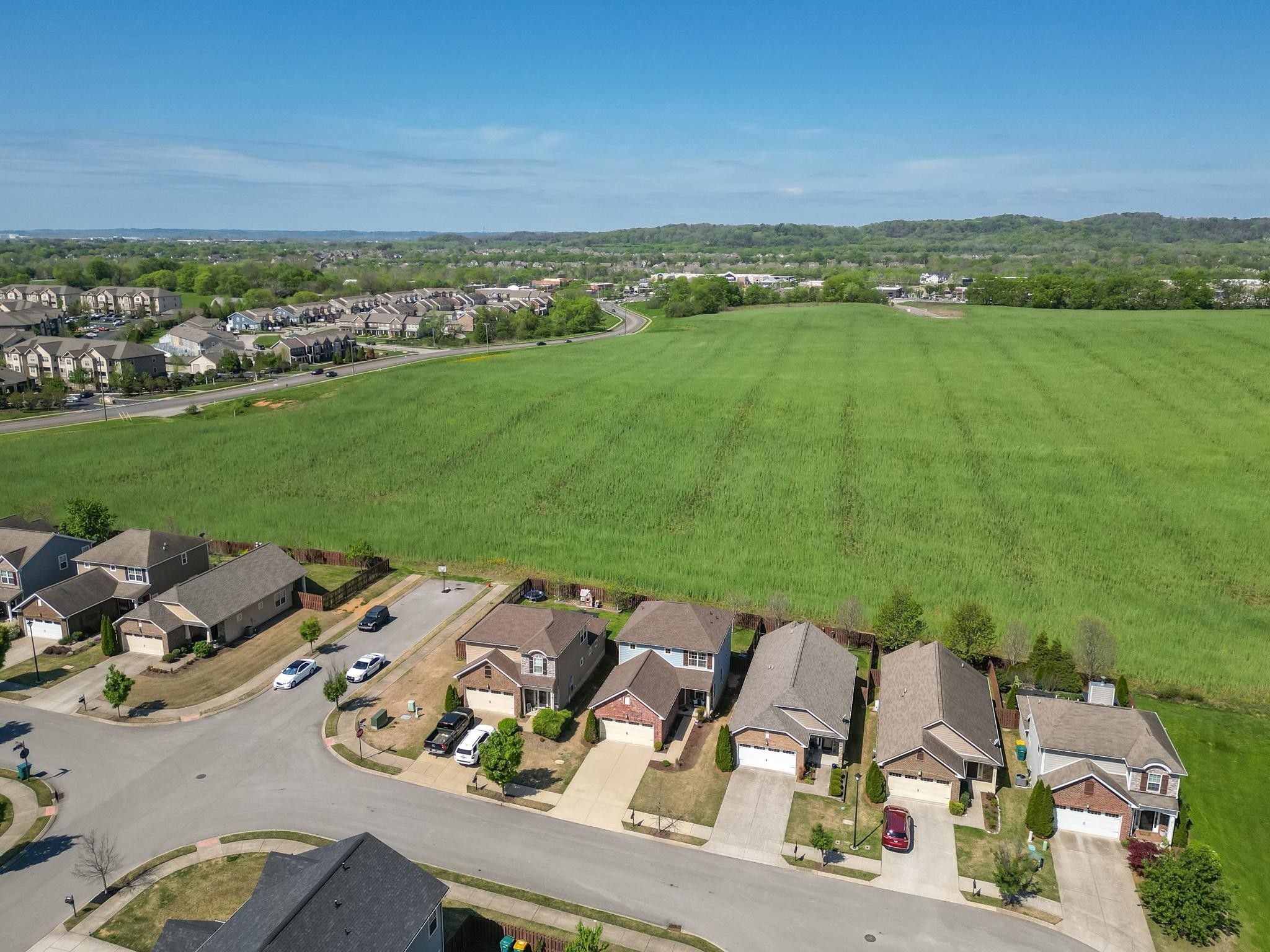 5003 Hemlock Court Spring Hill, TN 37174 - Photo 28 of 32 an aerial view of a house with a garden
