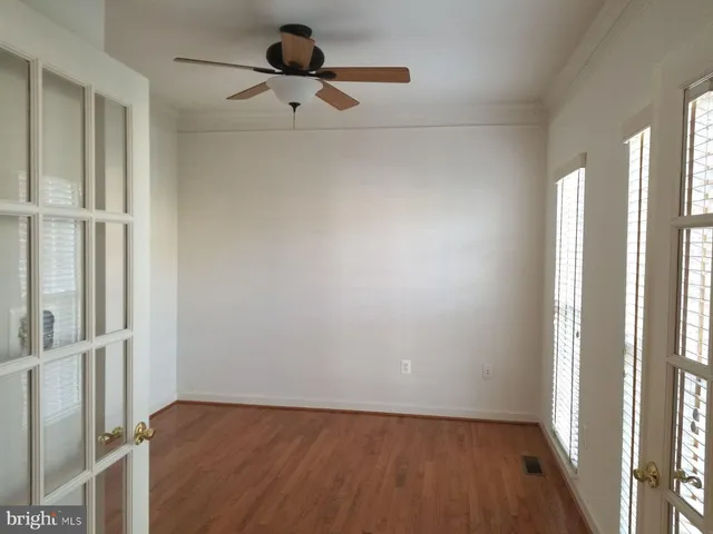 wooden floor in an empty room