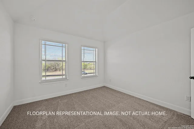 a view of an empty room