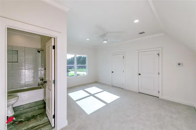 a view of an empty room