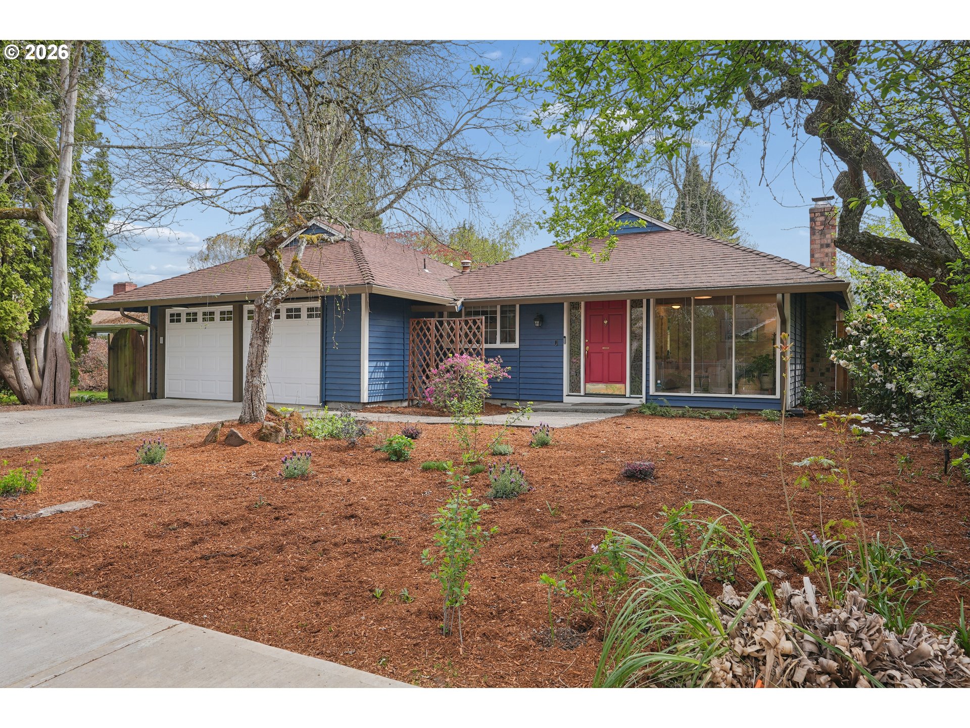a front view of a house with a porch