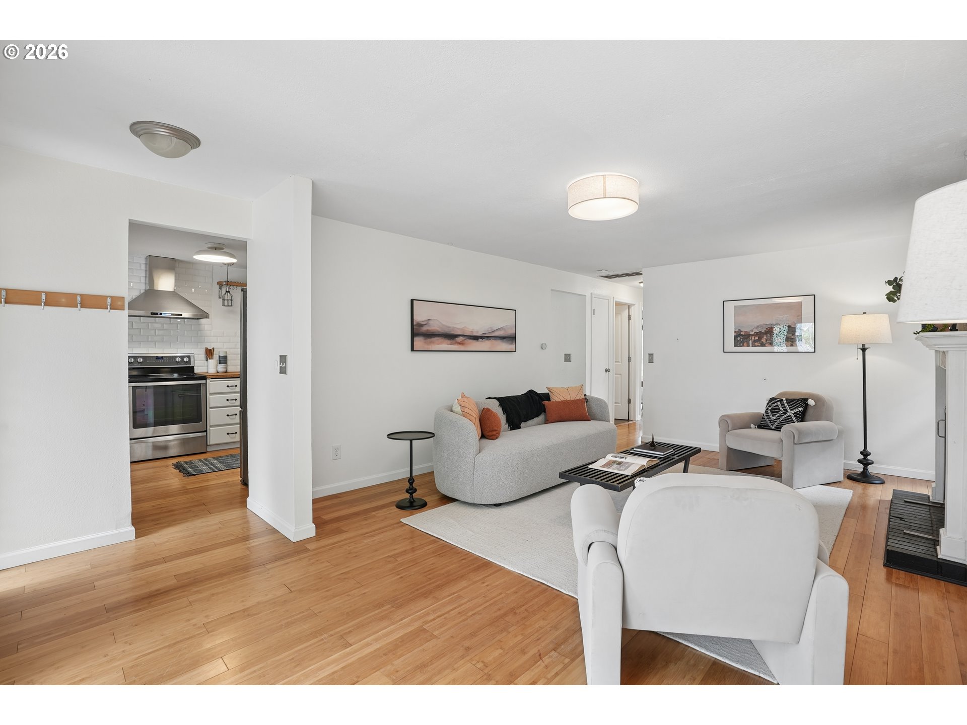 4030 Southwest 188th Avenue Beaverton, OR 97078 - Photo 4 of 20 a bedroom with furniture and wooden floor