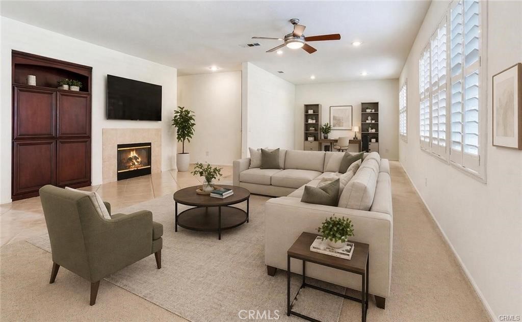 9140 Village Way Riverside, CA 92508 - Photo 7 of 37 AI-enchanced to show family room with furniture