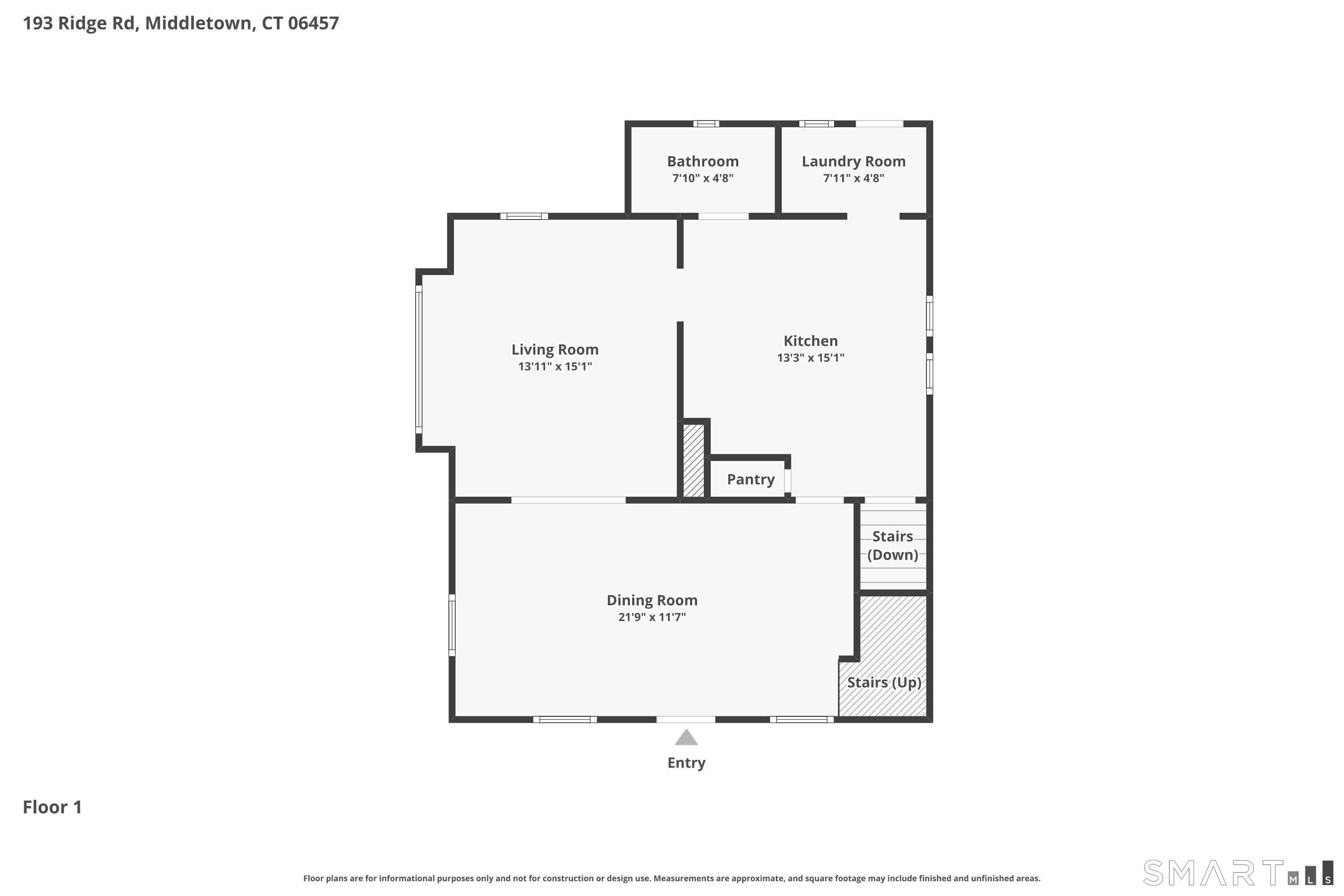 193 Ridge Road Middletown, CT 06457 - Photo 37 of 39 Main Level Floor Plan
