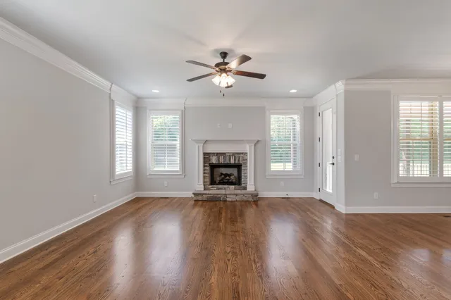 a close view of closet
