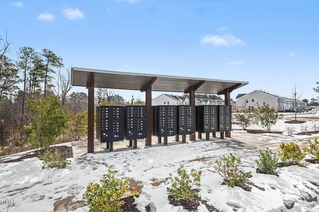 a view of a house with a outdoor space