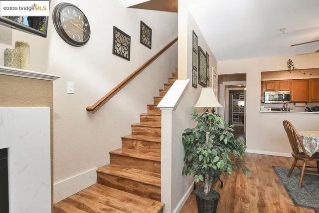 a bedroom with a bed and dresser