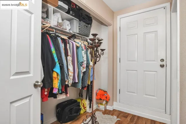 a view of a lake with houses