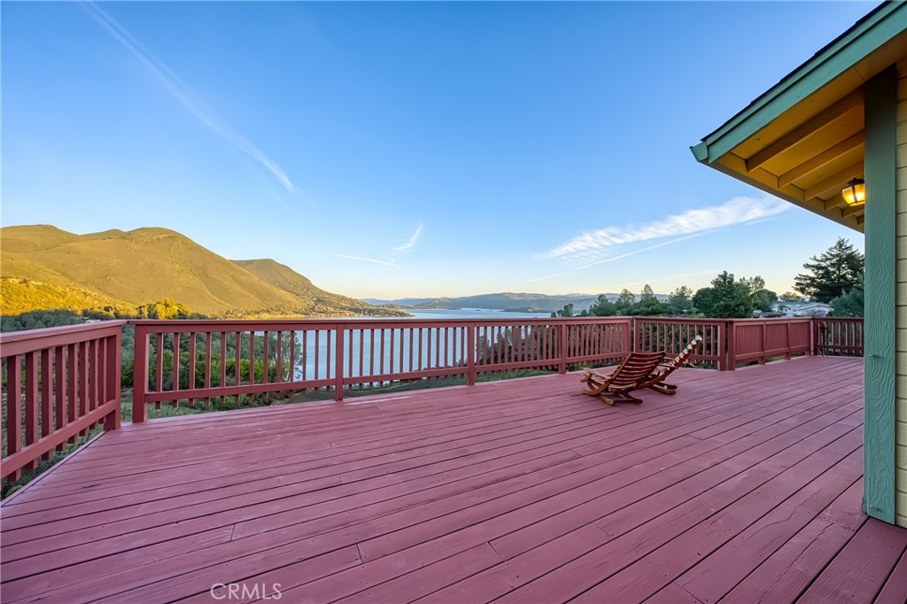 4777 Hawaina Way Kelseyville, CA 95451 - Photo 12 of 48 a view of balcony with wooden floor and seating space