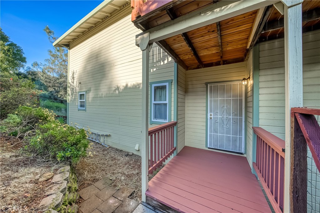 4777 Hawaina Way Kelseyville, CA 95451 - Photo 42 of 48 a view of a balcony with wooden floor