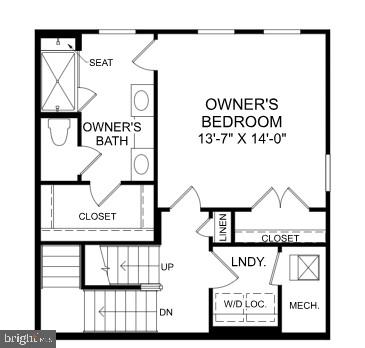 14540 George Carter Way, Unit 290 Chantilly, VA 20151 - Photo 21 of 77 Upper 1 Lvl_Third Lvl_Owners Bedrm Lvl