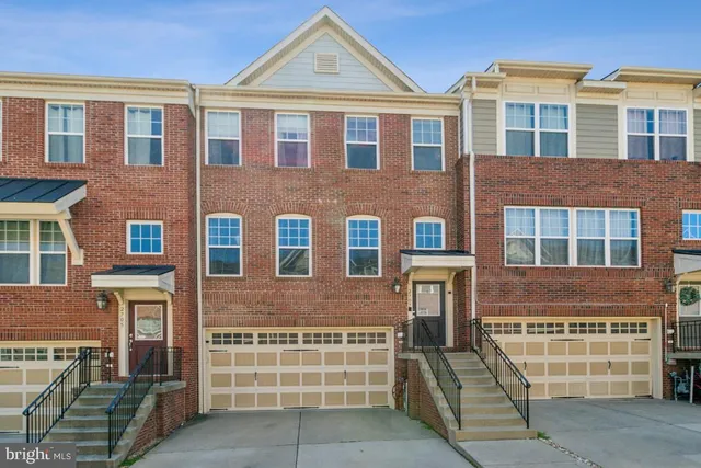 front view of a brick building