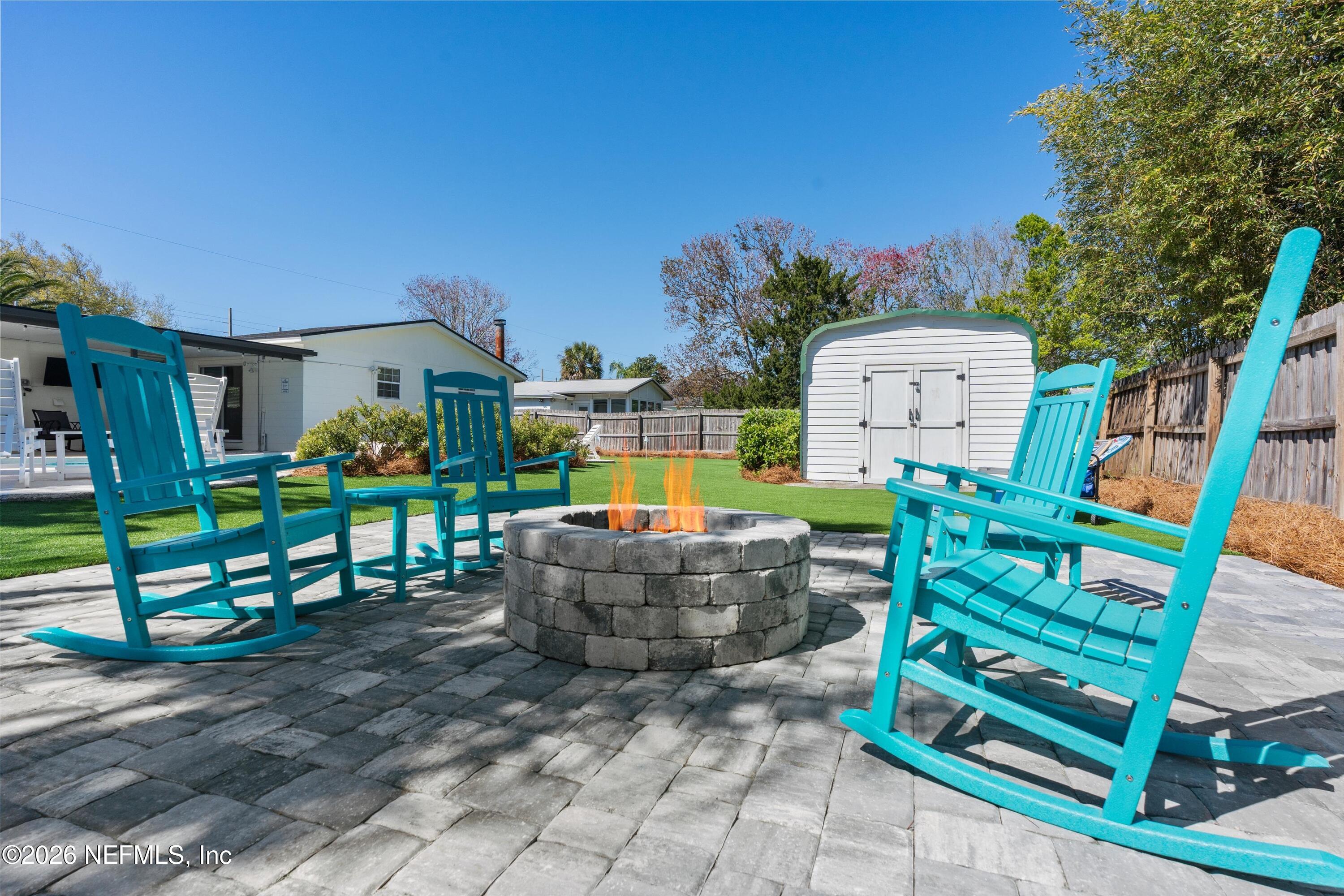 31 Norberta Way Jacksonville Beach, FL 32250 - Photo 16 of 49 a view of a chairs and table in the patio