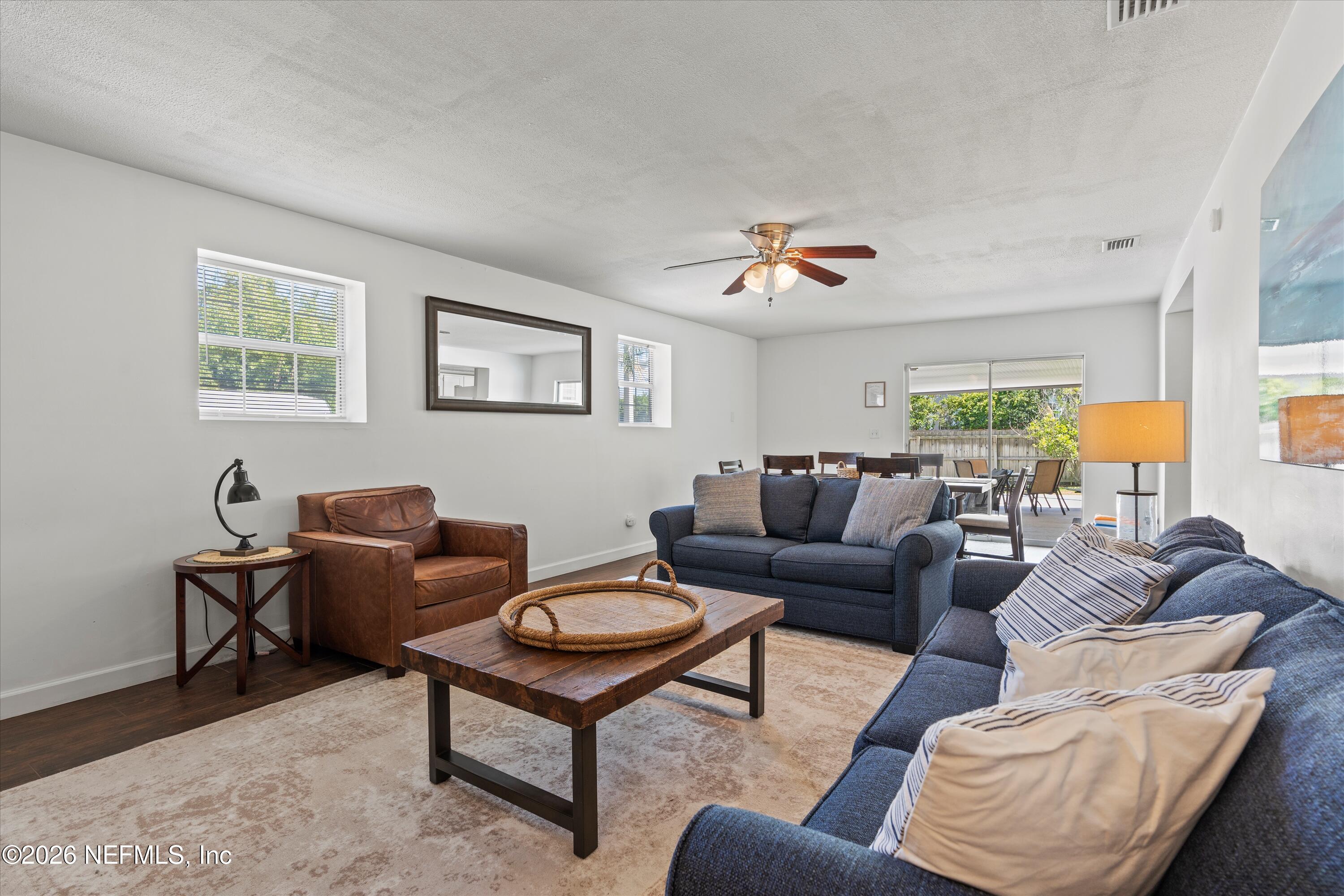 31 Norberta Way Jacksonville Beach, FL 32250 - Photo 36 of 49 a living room with furniture kitchen view and a window