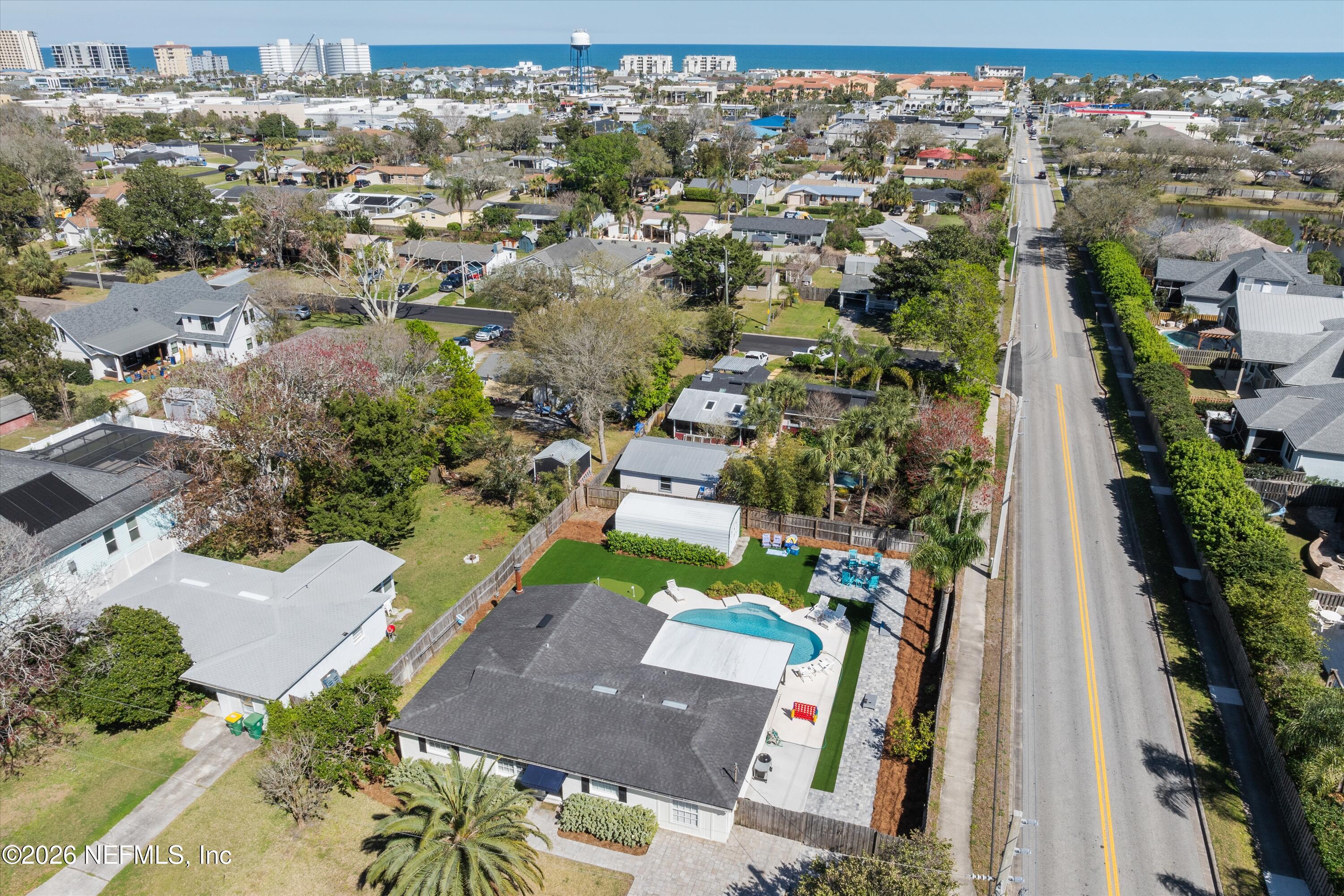 31 Norberta Way Jacksonville Beach, FL 32250 - Photo 48 of 49 an aerial view of residential houses with outdoor space