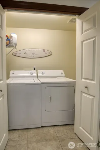 a view of a room with furniture