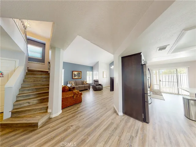 a view of a living room