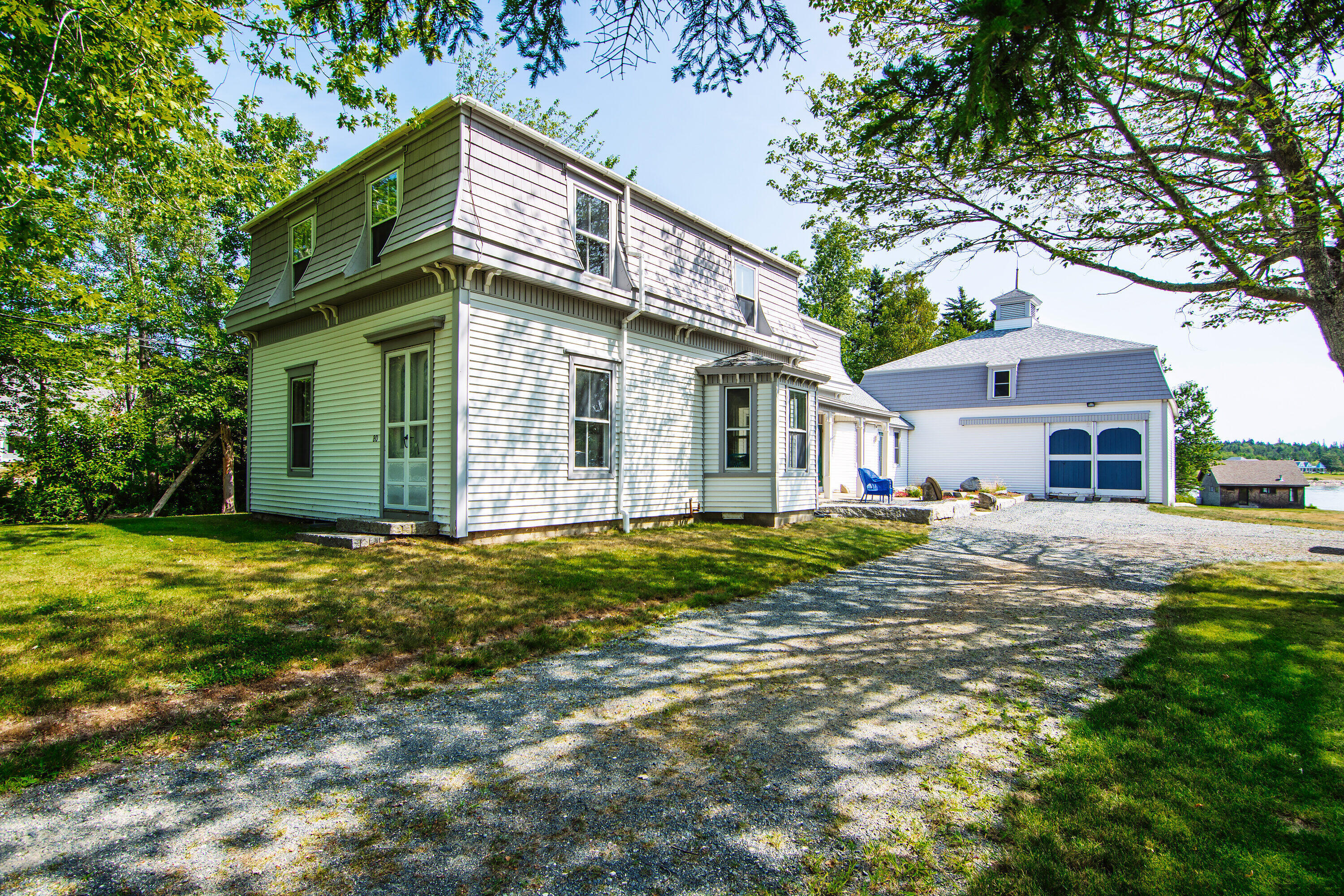80 Main Street Prospect Harbor, ME 04669 - Photo 13 of 56 Exterior main house, barn & cottage